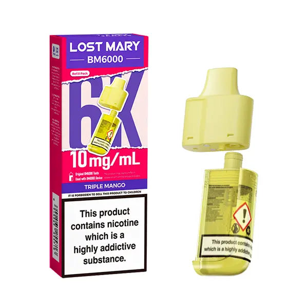 Lost Mary BM6000 Prefilled Pod 10mg - Blueberry Sour Raspberry - Flawless Vape Shop