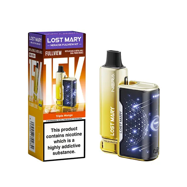 Lost Mary Nera15K Fullview Prefilled Vape Kit