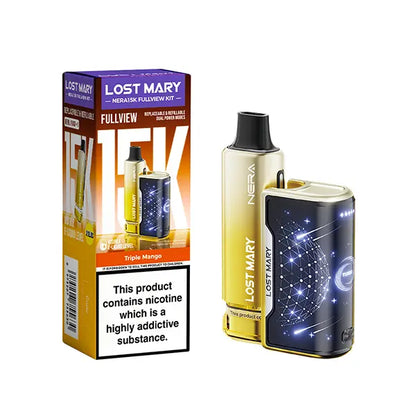 Lost Mary Nera15K Fullview Prefilled Vape Kit - Banana Ice - Flawless Vape Shop