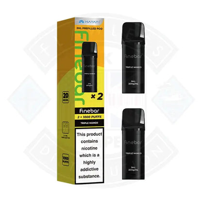 Hayati Finebar Prefilled Pods - Banana Ice - Flawless Vape Shop