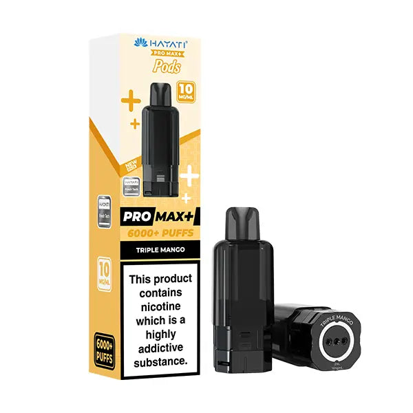 Hayati Pro Max 6000+ Pods 10mg - Strawberry Raspberry Ice - Flawless Vape Shop