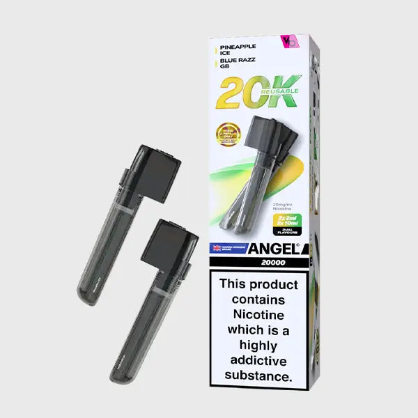 Vapes Bars Angel 20K Prefilled Vape Pods + Refill Container
