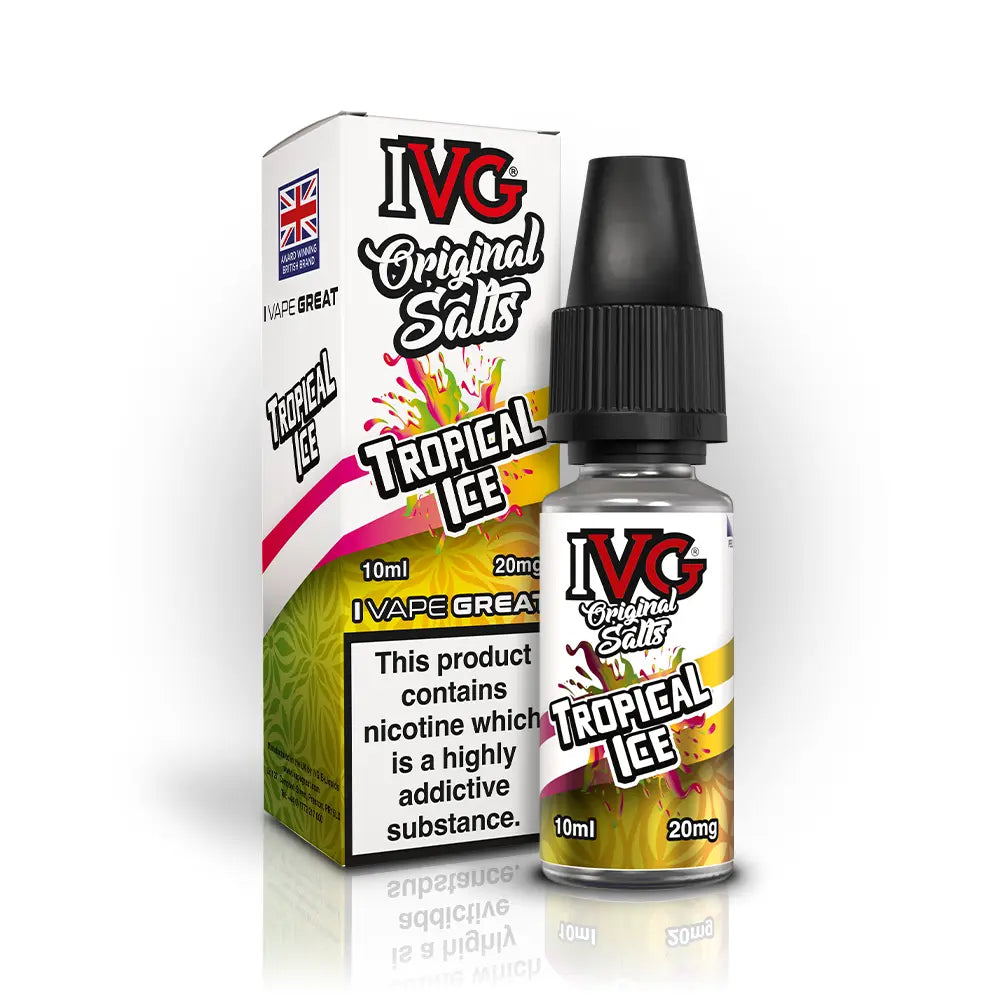 IVG Original Nic Salts 10ml Tropical Ice Blast - 10mg - Flawless Vape Shop