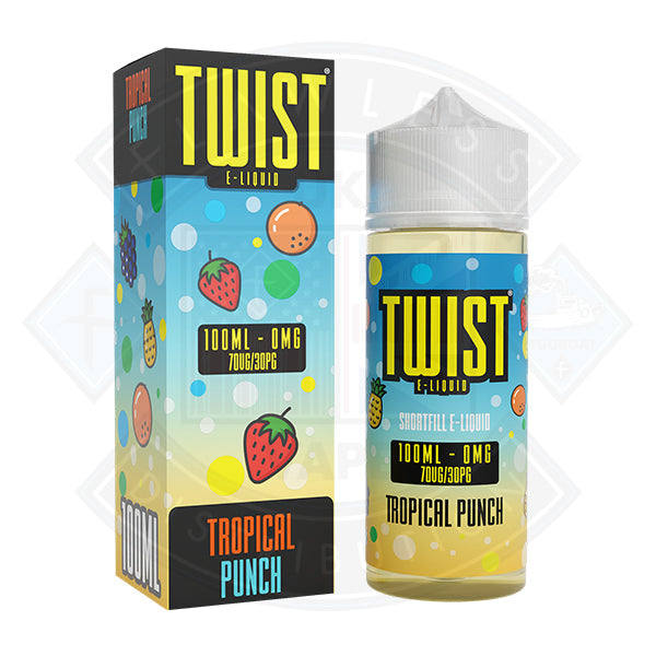 Twist Juice - Tropical Punch 0mg 100ml Shortfill