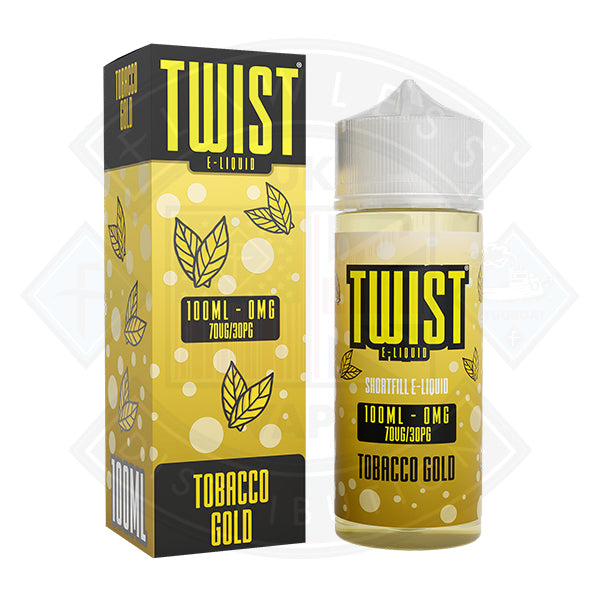 Twist Juice - Tobacco Gold 0mg 100ml Shortfill