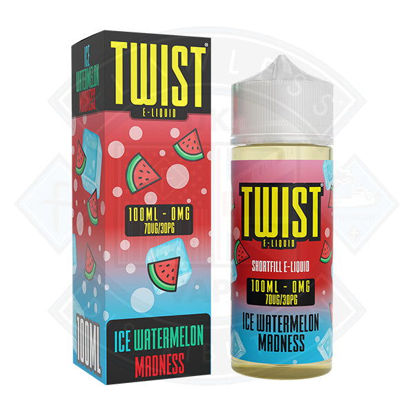 Twist Juice - Ice Watermelon Madness 0mg 100ml Shortfill