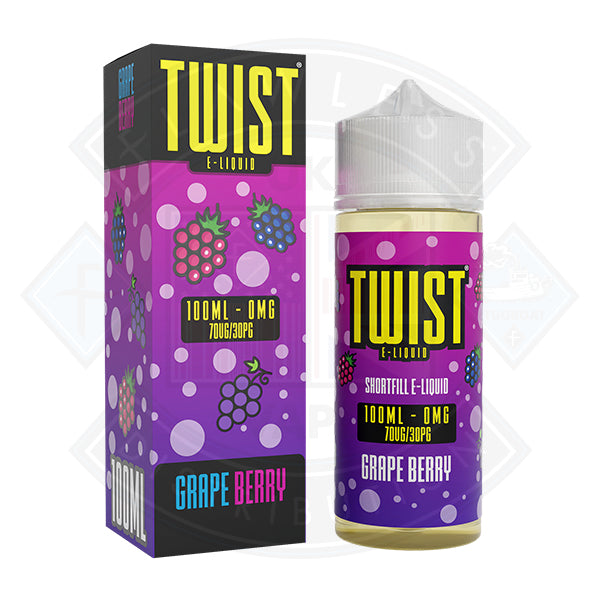Twist Juice - Grape Berry 0mg 100ml Shortfill