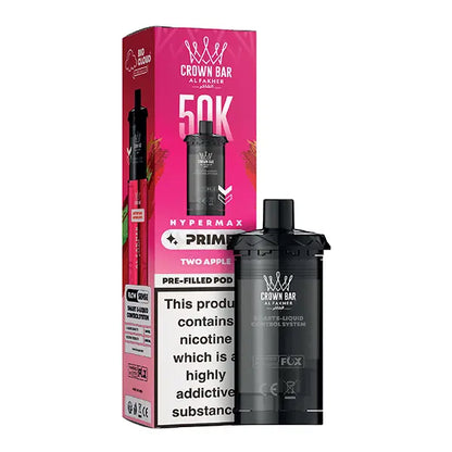 Al Fakher 50K Hypermax Prime Prefilled Pod - Gum Mint - Flawless Vape Shop