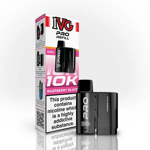 IVG PRO 12 Refill Pod 2ml 10mg - Fizzy Cherry - Flawless Vape Shop