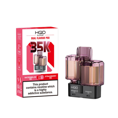 HQD Glow Air 35K Refill Pods - Bear & Bainbow - Flawless Vape Shop