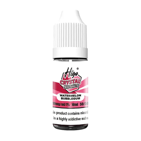 Higo Crystal Nic Salt 10ml Watermelon Bubblegum - 10mg - Flawless Vape Shop