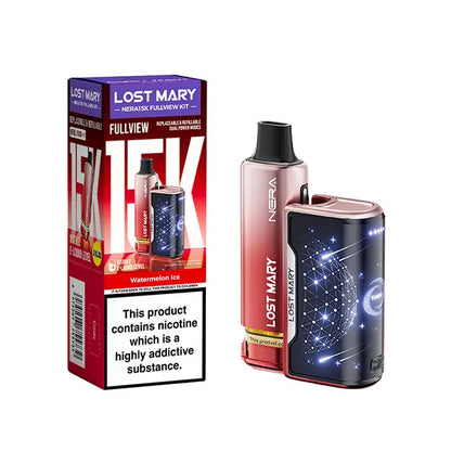 Lost Mary Nera15K Fullview Prefilled Vape Kit - Banana Ice - Flawless Vape Shop