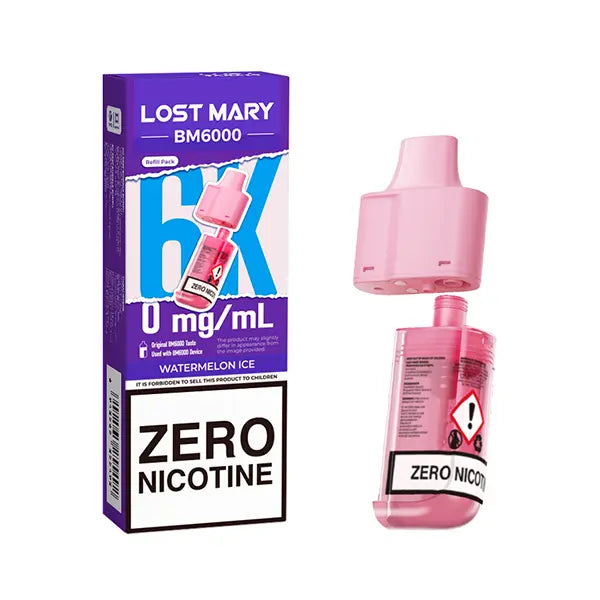 Lost Mary BM6000 Prefilled Pod ZERO - Blueberry Sour Raspberry - Flawless Vape Shop