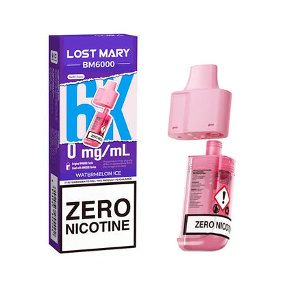 Lost Mary BM6000 Prefilled Pod ZERO - Blueberry Sour Raspberry - Flawless Vape Shop