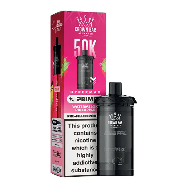 Al Fakher 50K Hypermax Prime Prefilled Pod - Gum Mint - Flawless Vape Shop