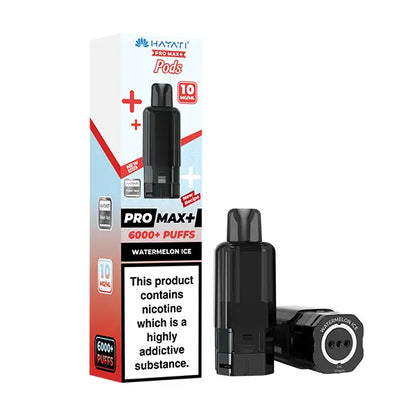 Hayati Pro Max 6000+ Pods 10mg - Strawberry Raspberry Ice - Flawless Vape Shop
