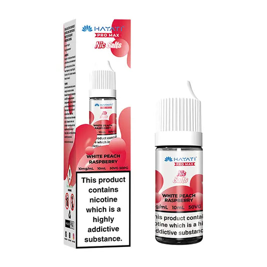 Hayati Pro Max White Peach Raspberry Nic Salt 10ml