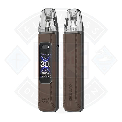 Oxva Xlim PRO 3 Vape Kit - Black Leather - Flawless Vape Shop