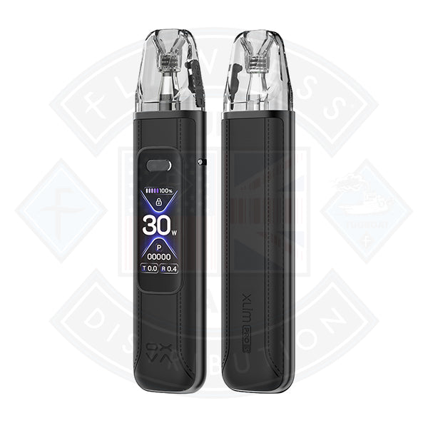 Oxva Xlim PRO 3 Vape Kit - Black Leather - Flawless Vape Shop