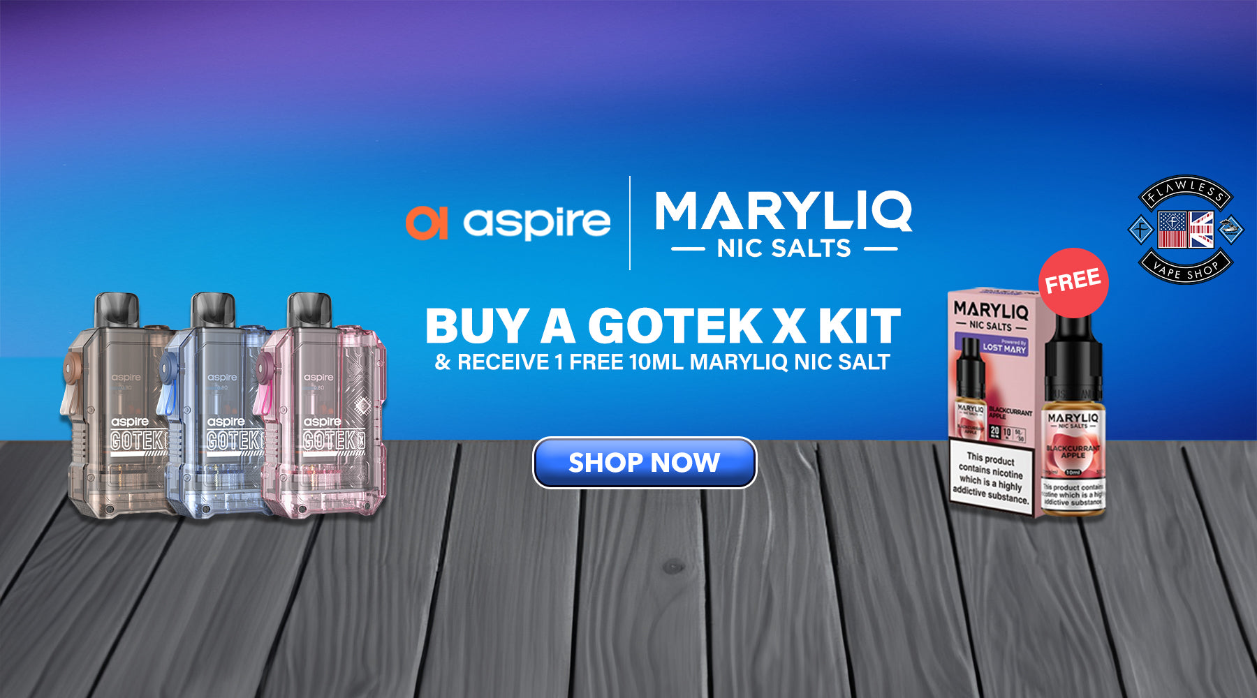 Aspire Gotek Pro Pod Kit £17 – Avalanche Vapes