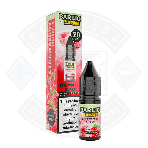 Zeus Juice Barliq Salt Strawberry Burst 10ml - 20mg - Flawless Vape Shop
