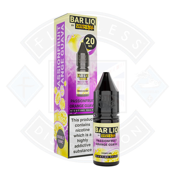 Zeus Juice Barliq Salt Passionfruit Orange Guava 10ml - 5mg - Flawless Vape Shop