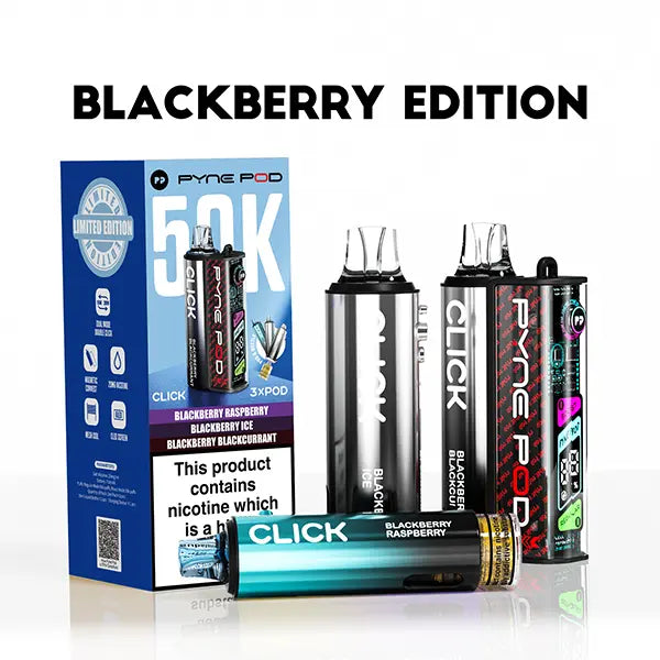 Pyne Pod Click 50k Vape Kit - Blue Edition - Flawless Vape Shop