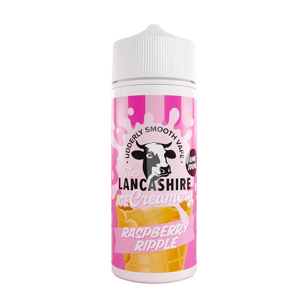 The Lancashire Creamery - Raspberry Ripple 100ml Shortfill