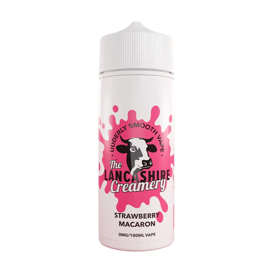 The Lancashire Creamery - Strawberry Macaron 100ml Shortfill