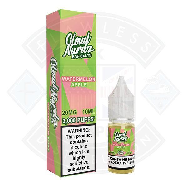 Cloud Nurdz Watermelon Apple Nic Salt 10ml - Flawless Vape Shop