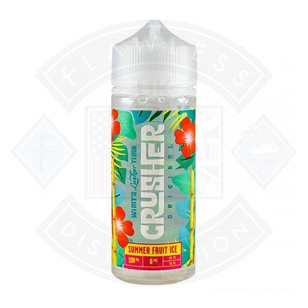 Crusher Summer Fruit Ice 100ml 0mg (New Look) - Flawless Vape Shop