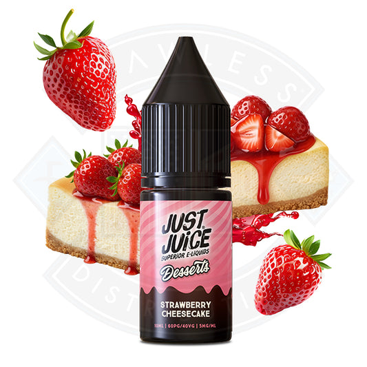 Just Juice Dessert Salt  10ml Strawberry Cheesecake