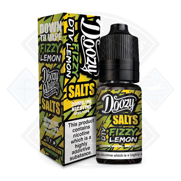 Doozy Salts Fizzy Lemon 50/50 10mg 10ml e-liquid