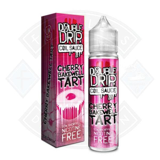 Double Drip - Cherry Bakewell Tart 0mg 50ml Shortfill - Flawless Vape Shop