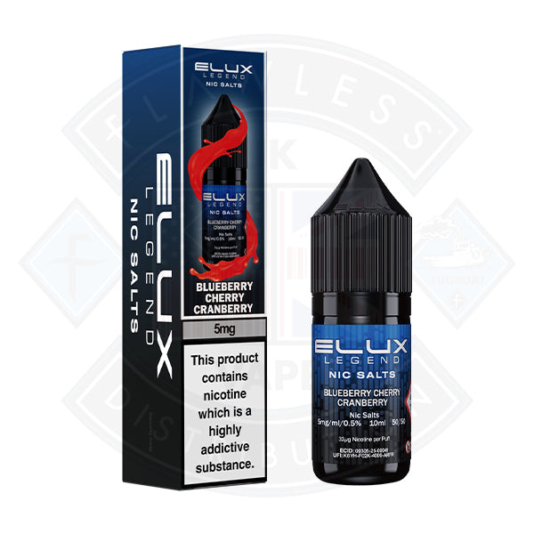 Elux Legend Nic Salt - Blueberry Cherry Cranberry 10ml