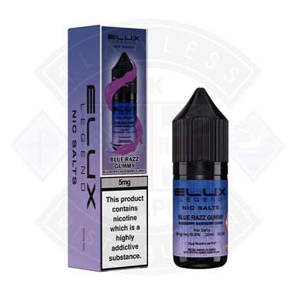 Elux Legend Nic Salt - Blue Razz Gummy 10ml