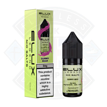 Elux Legend Nic Salt - Gummy Bear 10ml - 5mg - Flawless Vape Shop