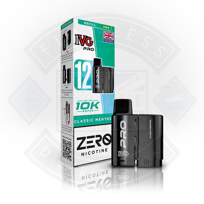 IVG PRO 12 Refill Pod 2ml ZERO NICOTINE