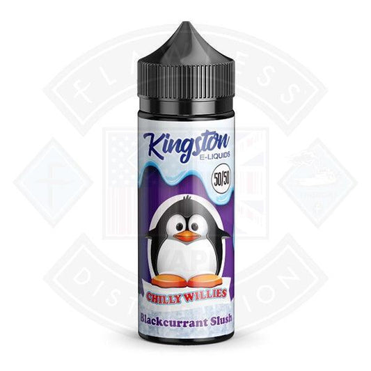 Kingston Chilly Willies - Blackcurrant Slush Slush 0mg 100ml 50/50 Shortfill E-Liquid - Flawless Vape Shop