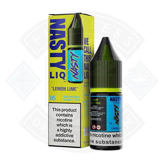 NASTY LIQ Lemon Lime Nic Salt 10ml - Flawless Vape Shop