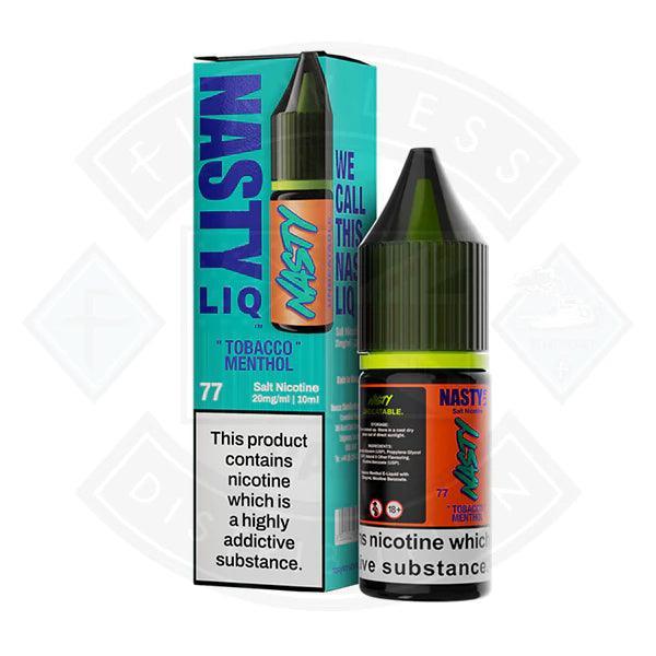 NASTY LIQ Tobbaco Menthol Nic Salt 10ml - Flawless Vape Shop