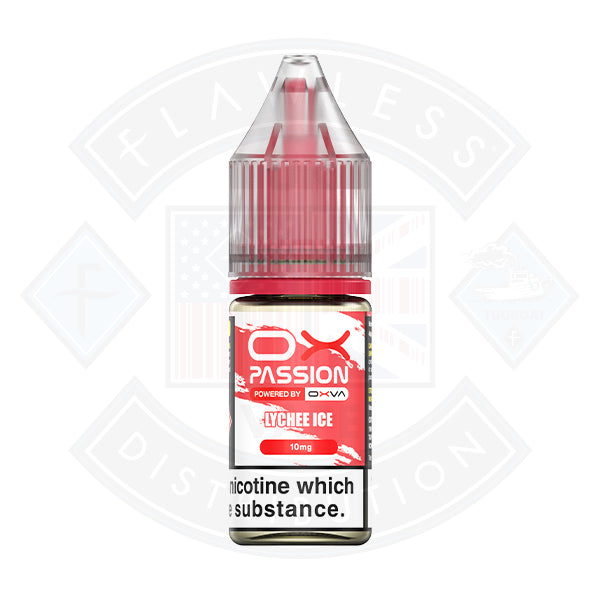 OX Passion Lychee Ice Nic Salt 10ml by Oxva