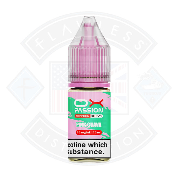 OX Passion by Oxva Pink Guava Nic Salt 10ml - 10mg - Flawless Vape Shop