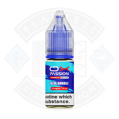 OX Passion by Oxva Blue Bubble Nic Salt 10ml - 10mg - Flawless Vape Shop