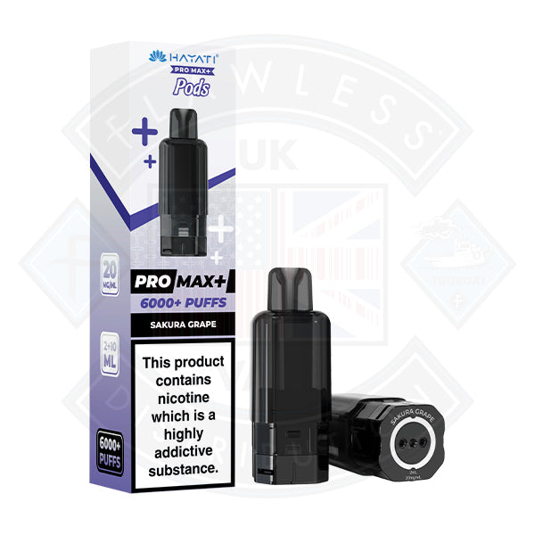 Hayati Pro Max 6000 Plus Puffs Pods - Blackberry Raspberry - Flawless Vape Shop