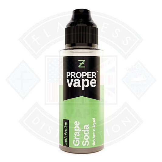 Proper Vape by Zeus Juice Grape Menthol 0mg 100ml - Flawless Vape Shop