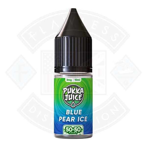 Pukka Juice 50/50 Blue Pear Ice 10ml - 3mg - Flawless Vape Shop