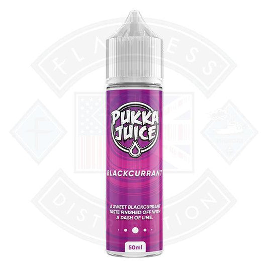 Pukka Juice Blackcurrant E liquid 50ml short fill - Flawless Vape Shop