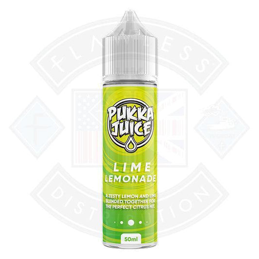 Pukka Juice Lime Lemonade E liquid 50ml Short fill - Flawless Vape Shop