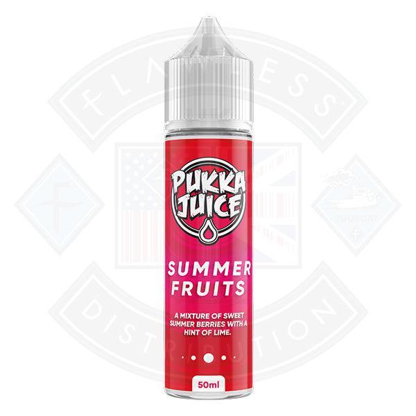 Pukka Juice Summer Fruits E liquid 50ml Short fill - Flawless Vape Shop
